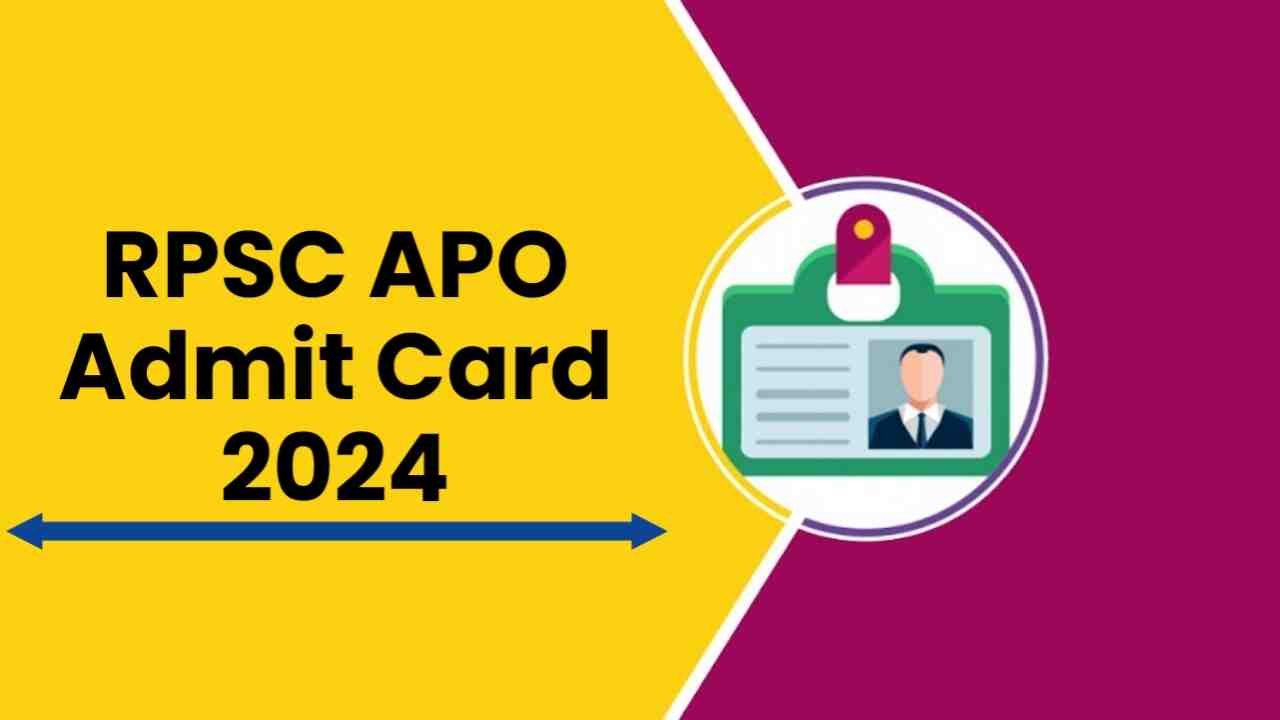 RPSC APO Admit Card 2024