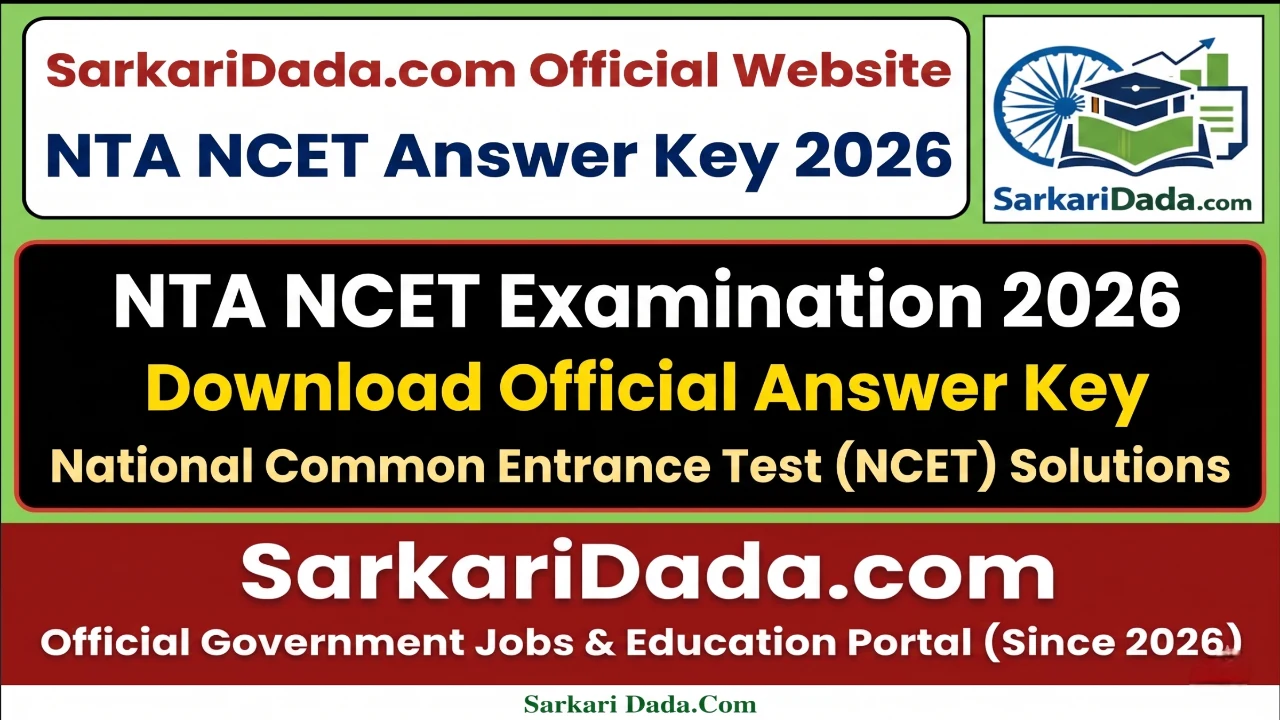 NTA NCET Answer Key 2026